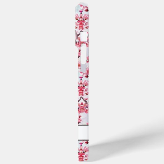 Kersenbloesem Sakura Monogram Case-Mate iPhone Case (Achterkant / Links)