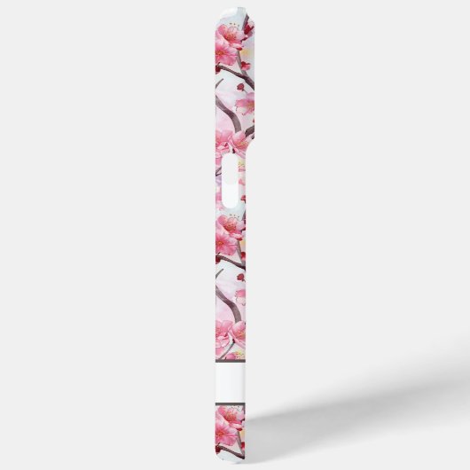 Kersenbloesem Sakura Monogram Case-Mate iPhone Case (Achterkant / Rechts)