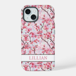 Kersenbloesem Sakura Monogram iPhone 15 Case