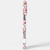 Kersenbloesem Sakura Patroon Geborduurd Monogram Case-Mate iPhone Case (Achterkant / Rechts)
