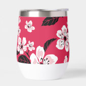 KERSENBLOESEM - SAKURA PATROON IN ROOD (Links)