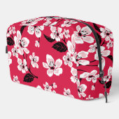 KERSENBLOESEM - SAKURA PATROON IN ROOD TOILETTASJE (Rechterhoek)