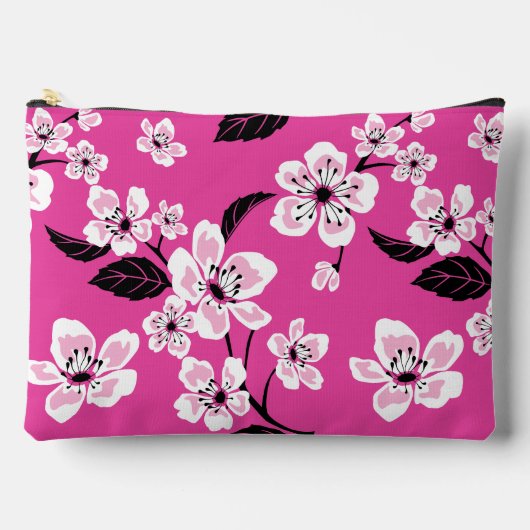 KERSENBLOESEM - SAKURA PATROON IN ROZE ETUI (Voorkant)