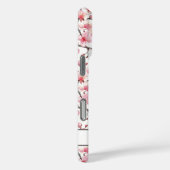 Kersenbloesem Sakura Patroon met Initialen Case-Mate iPhone Case (Achterkant / Rechts)
