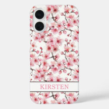 Kersenbloesem Sakura Patroon met Monogram