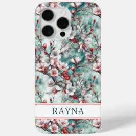 Kersenbloesem Sakura Print Monogram iPhone 15 Pro Max Hoesje