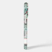 Kersenbloesem Sakura Print Monogram Case-Mate iPhone Case (Achterkant / Rechts)