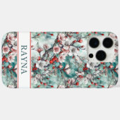 Kersenbloesem Sakura Print Monogram Case-Mate iPhone Case (Achterkant (horizontaal))