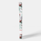 Kersenbloesem Sakura Print Monogram Case-Mate iPhone Case (Achterkant / Links)