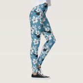 KERSENBLOESEM - SAKURA (ROOKBLAUW) LEGGINGS (Rechts)