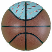 Kersenbloesem, Sakura, Roze Bloemmotief Basketbal (Rechts)
