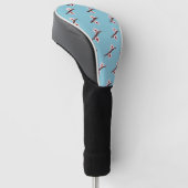 Kersenbloesem, Sakura, Roze Bloemmotief Golfheadcover (Schuin)
