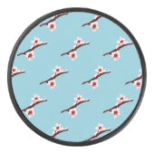 Kersenbloesem, Sakura, roze bloemmotief Hockey Puck (Voorkant)