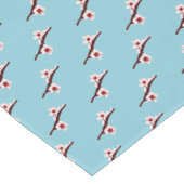 Kersenbloesem, Sakura, roze bloemmotief Korte Tafelloper (Hoek)