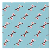 Kersenbloesem, Sakura, roze bloemmotief Kubus (Rechts)