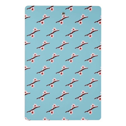 Kersenbloesem, Sakura, roze bloemmotief Mini Klembord (Achterkant)