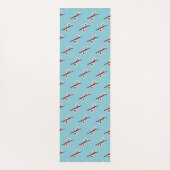 Kersenbloesem, Sakura, roze bloemmotief Yogamat (Achterkant)