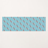 Kersenbloesem, Sakura, roze bloemmotief Yogamat (Voorkant (horizontaal))