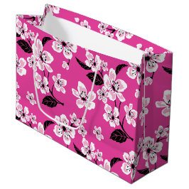 KERSENBLOESEM - SAKURA (ROZE) Geschenktas Groot Cadeauzakje