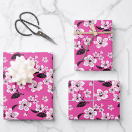 KERSENBLOESEM - SAKURA (ROZE) INPAKPAPIER VEL