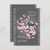 Kersenbloesem (Sakura) RSVP Kaart (Voorkant / Achterkant)