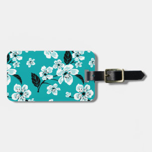 KERSENBLOESEM - SAKURA (TEAL) BAGAGELABEL