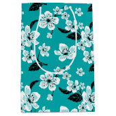 KERSENBLOESEM - SAKURA (TEAL) MEDIUM CADEAUZAKJE (Voorkant)