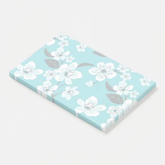 KERSENBLOESEM - SAKURA (TEAL) POST-IT® NOTES (Schuin)