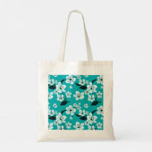 KERSENBLOESEM - SAKURA (TEAL) TOTE BAG (Achterkant)