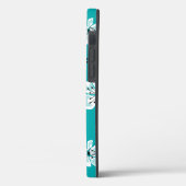 KERSENBLOESEM - SAKURA (TURKOOIS) Case-Mate iPhone CASE (Achterkant / Links)