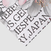 Kersenbloesem schets Door CallisC Arts Tissuepapier (Detail)