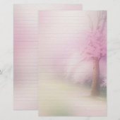 Kersenbloesem Scrapbook Ephemera & Schrijfpapier Briefpapier (Voorkant / Achterkant)