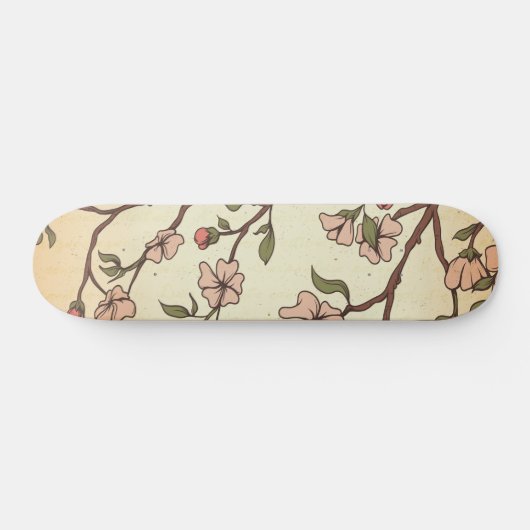  kersenbloesem skateboard (Horizontaal)