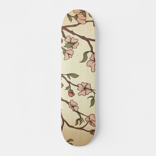 kersenbloesem skateboard (Voorkant)