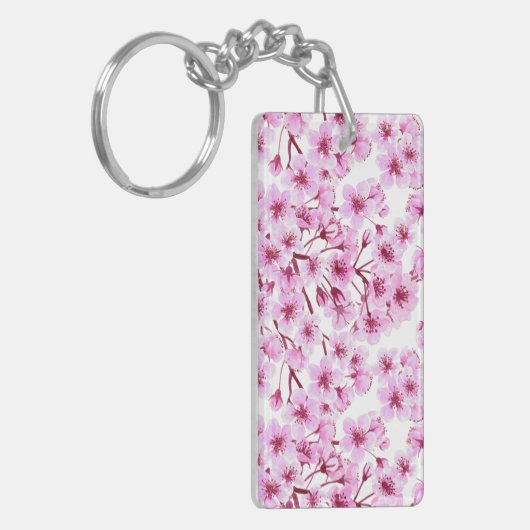 Kersenbloesem Sleutelhanger (Voorkant Links)
