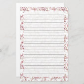 Kersenbloesem, Stationery Grootte: 5.5 "x 8.5" Briefpapier (Voorkant / Achterkant)