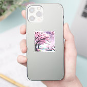 Kersenbloesem Sticker (Telefoon)