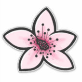 Kersenbloesem Sticker (Voorkant)