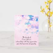 Kersenbloesem Sympathie Dank je Kaart (Gele Bloem)