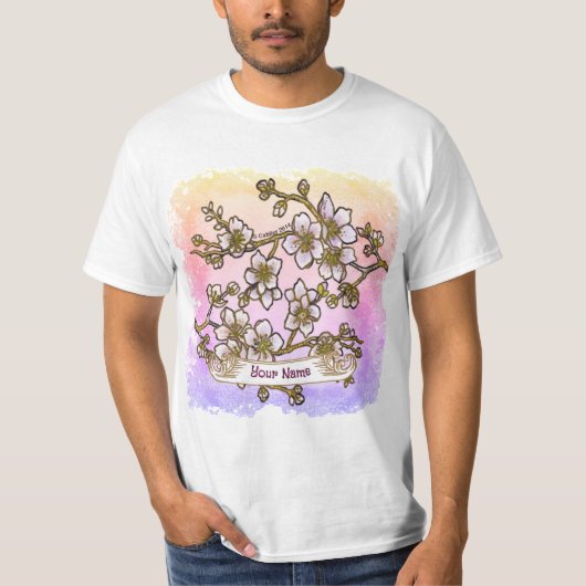 Kersenbloesem t-shirt (Voorkant)