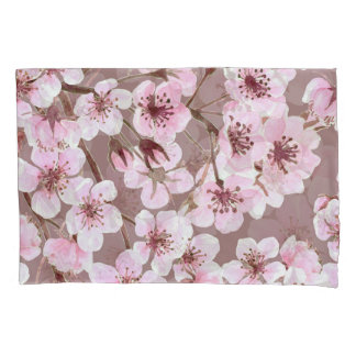 Kersenbloesem takken Waterverf Patroon Kussensloop