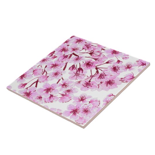 Kersenbloesem Tegeltje (Zijkant)