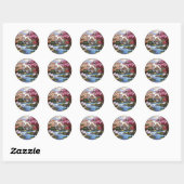Kersenbloesem & Tempel Sticker Collectie (Vel)