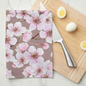 Kersenbloesem Theedoek (Quarter Fold)