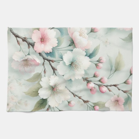 Kersenbloesem Theedoek (Horizontaal)