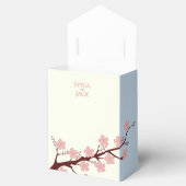 Kersenbloesem thema bruiloft bedankdoosjes (Geopend)