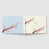 Kersenbloesem thema bruiloft gastenboek (Volledig)