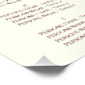 Kersenbloesem thema bruiloft perfect poster (Hoek)