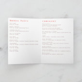 Kersenbloesem thema bruiloft programma (Binnen)