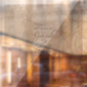 Kersenbloesem Trouwbanner Vloersticker Raamsticker (Vel 2)